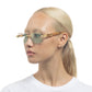 Nebula Bright Gold Vintage Tort Uni-Sex Rectangle Sunglasses | Aire