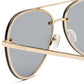 Mirzam Gold Cookie Tort Female Aviator Sunglasses | Aire