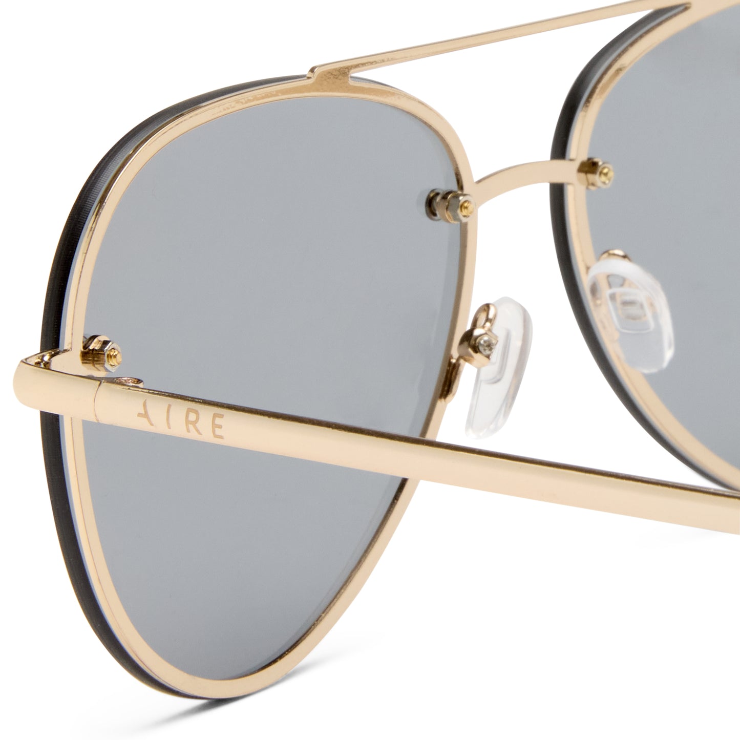 Mirzam Gold Cookie Tort Female Aviator Sunglasses | Aire