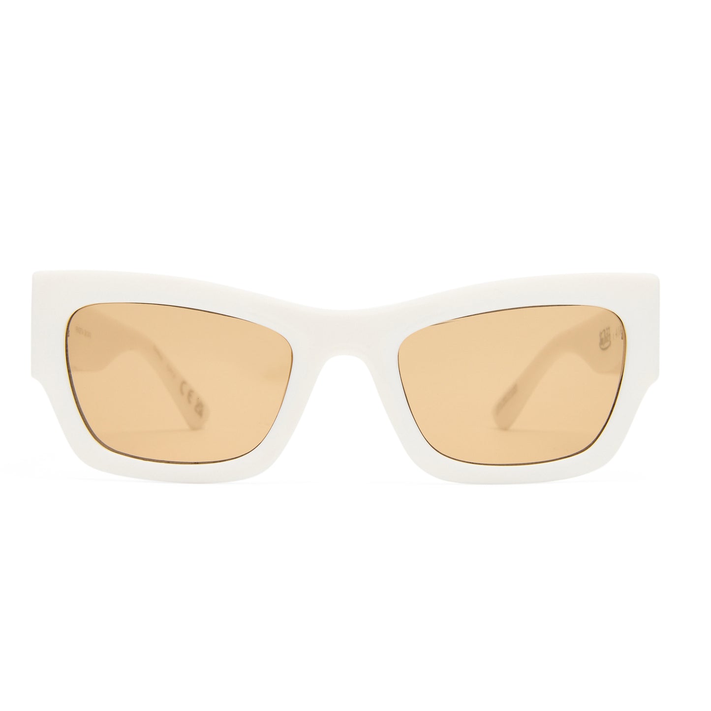 Vendetta Solid White Female Cat-Eye Sunglasses | Aire