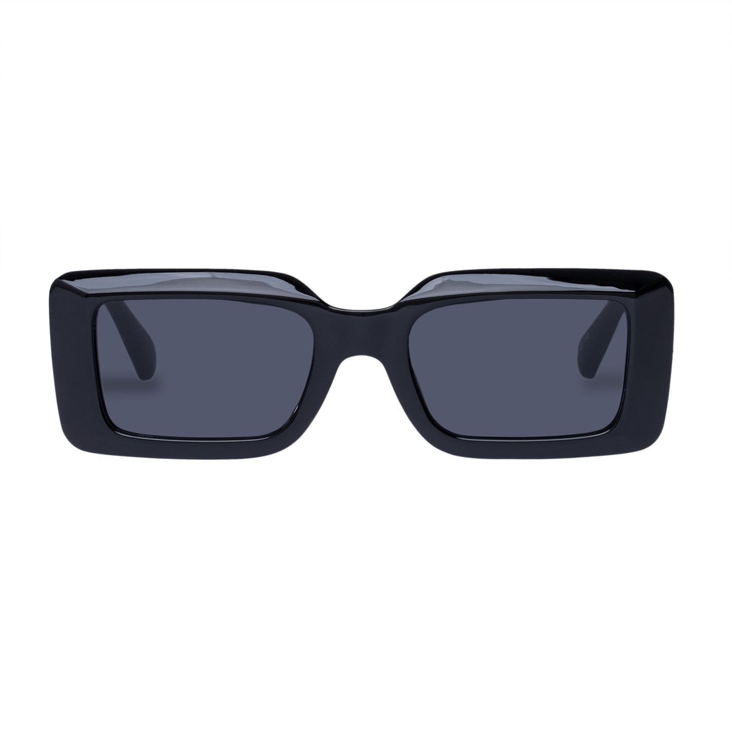 Parallax Black Uni-Sex Rectangle Sunglasses | Aire