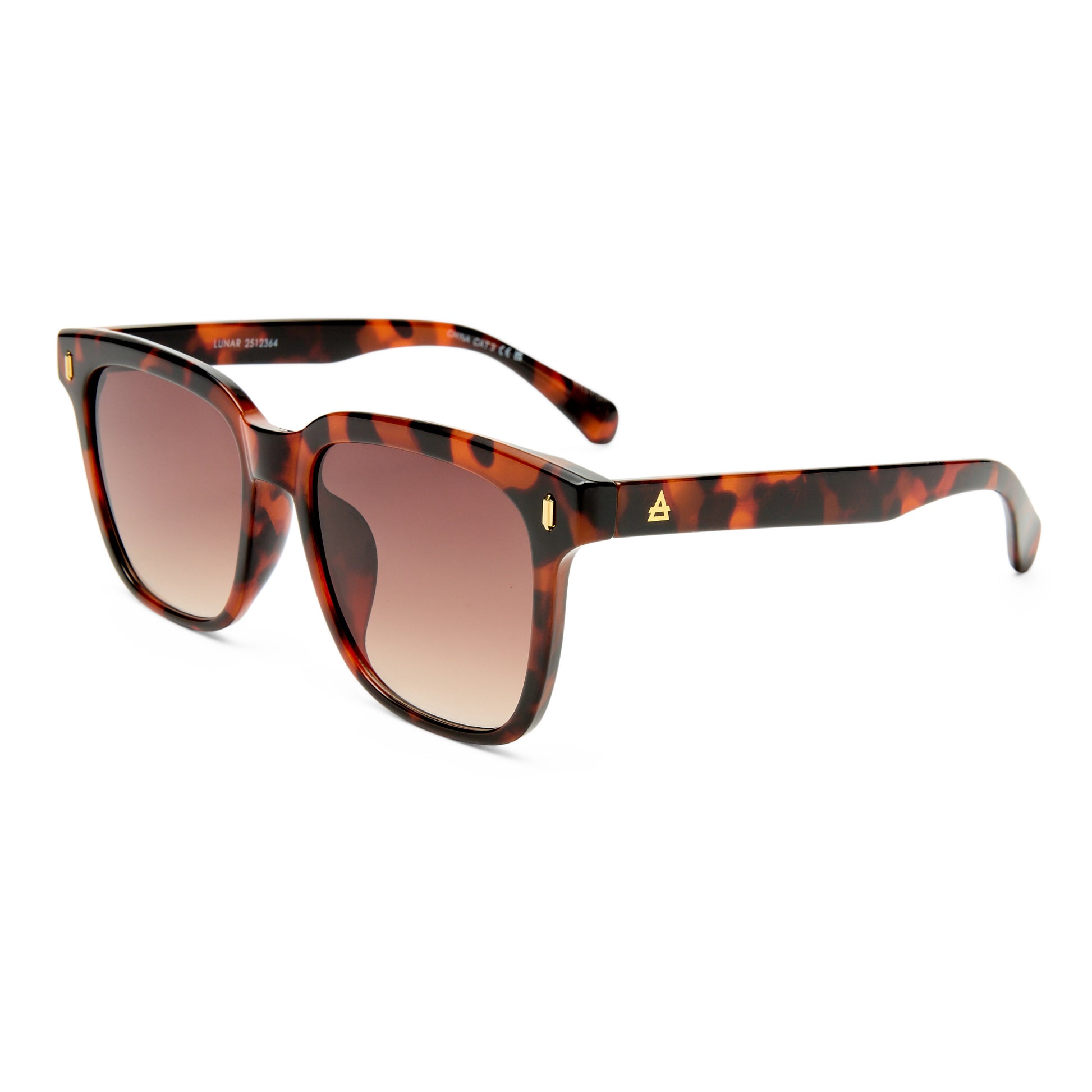 Lunar Honey Tort Uni-Sex Rectangle Sunglasses | Aire