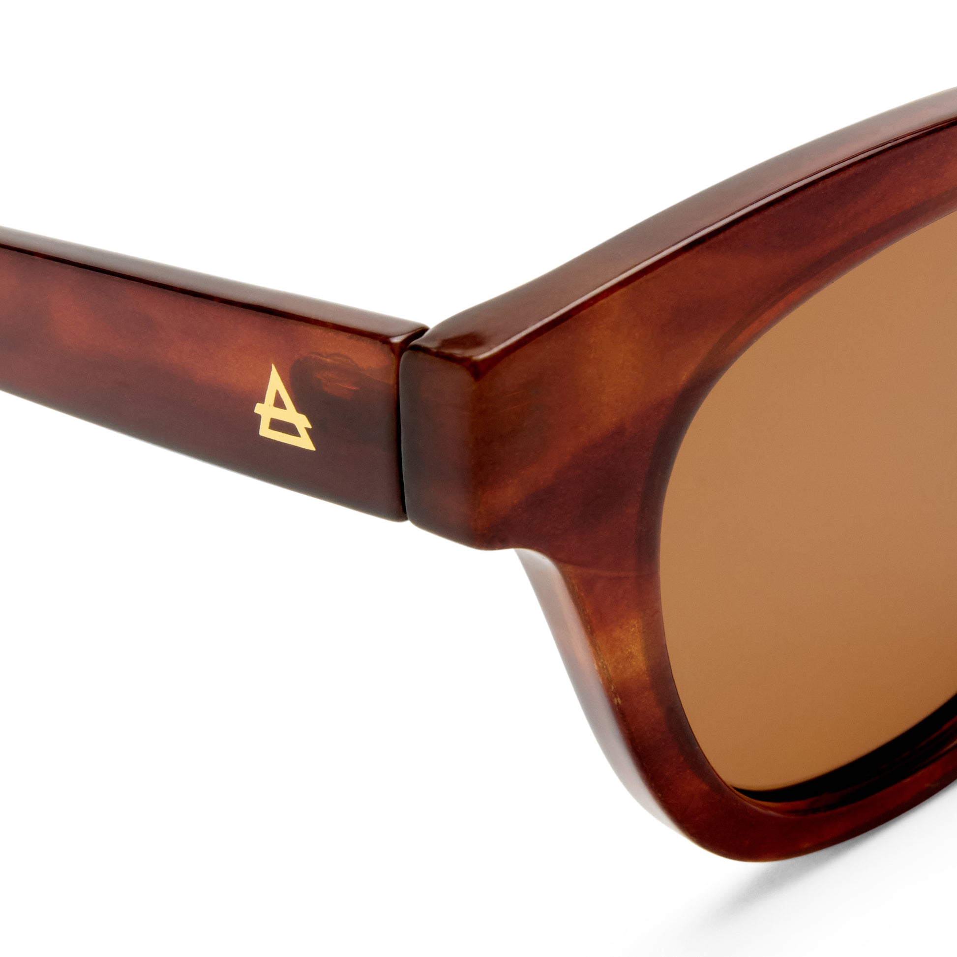 Dorado Hazelnut Marble Uni-Sex Round Sunglasses | Aire