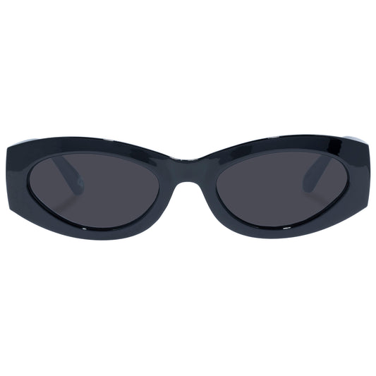 Taurus Black Uni-Sex Oval Sunglasses | Aire