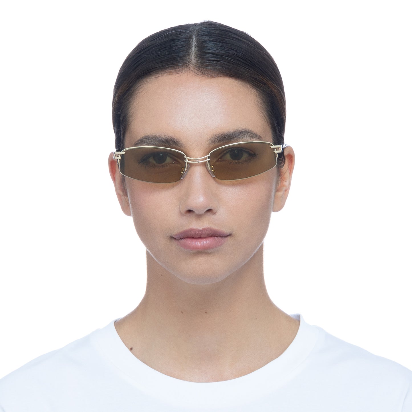 Helix Bright Gold Uni-Sex Wrap Sunglasses | Aire