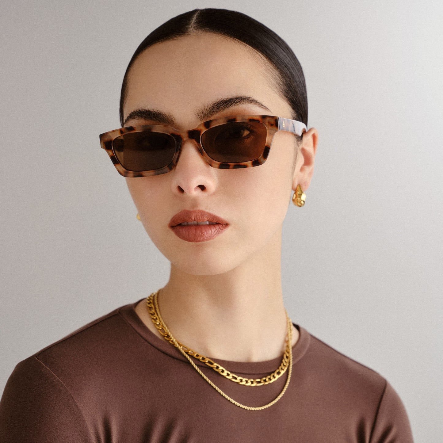 Sculptor Cookie Tort Uni-Sex Rectangle Sunglasses | Aire