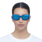 Orbit Pearl Cobalt Uni-Sex Rectangle Sunglasses | Aire