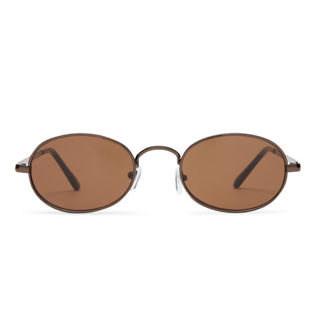 SPECULATE OPUS-3 ペンダントルーペ &ミラー カラー（霰） Regulus Chocolate Uni-Sex Oval Sunglasses | Aire – AIRE US