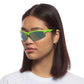 Cetus Lime Green Uni-Sex Wrap Sunglasses | Aire