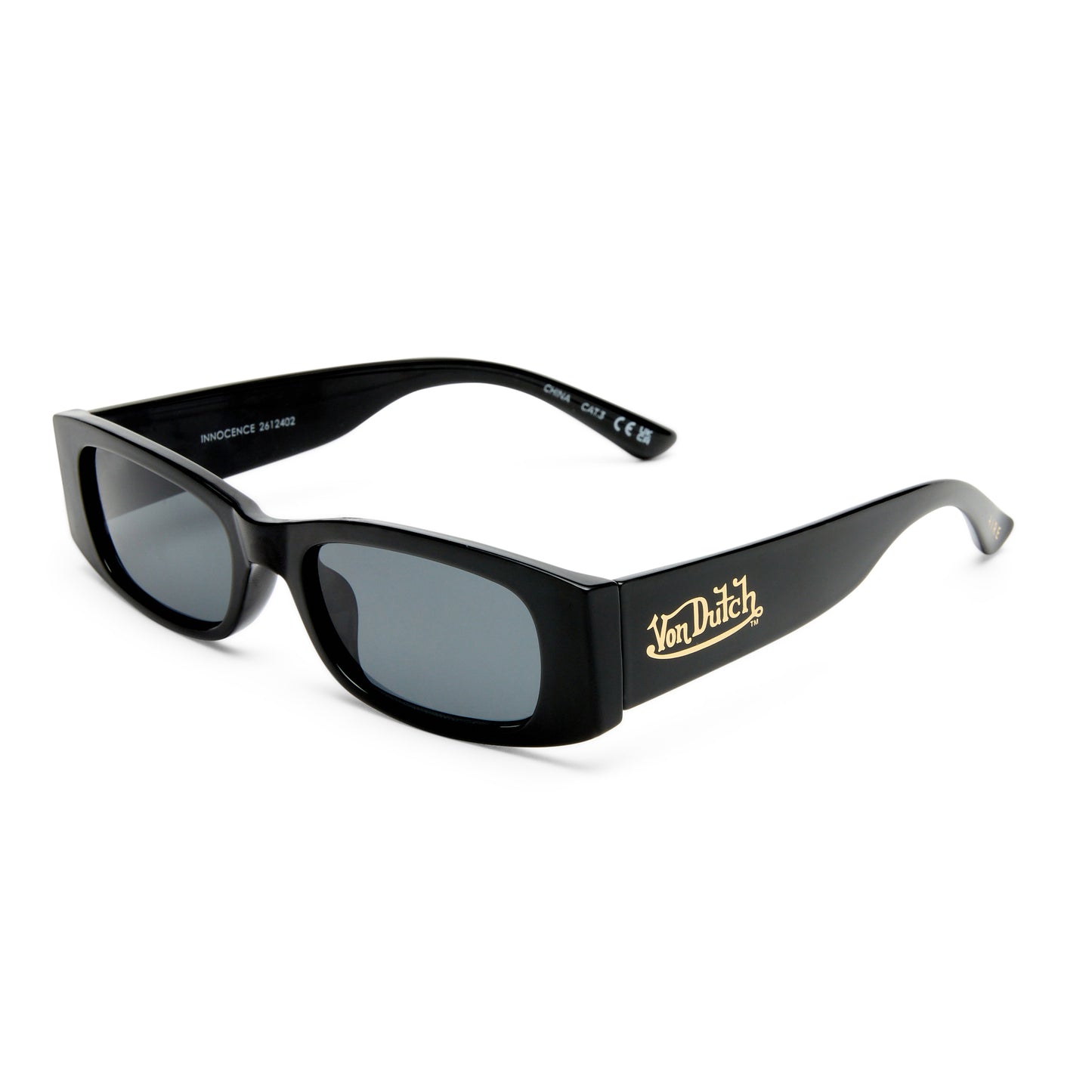 Innocence Black Uni-Sex Rectangle Sunglasses | Aire