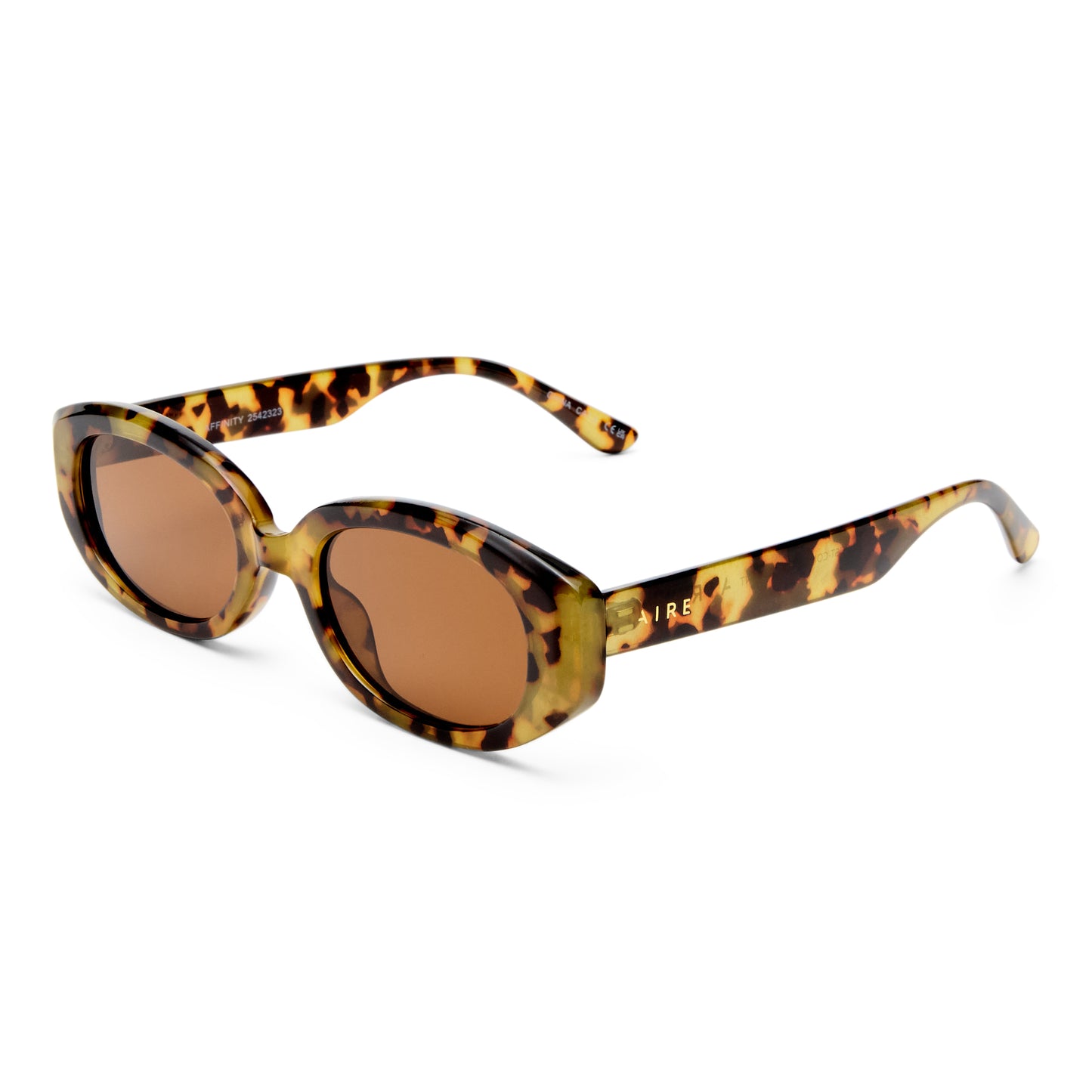 Affinity Mottled Tort Uni-Sex Oval Sunglasses | Aire