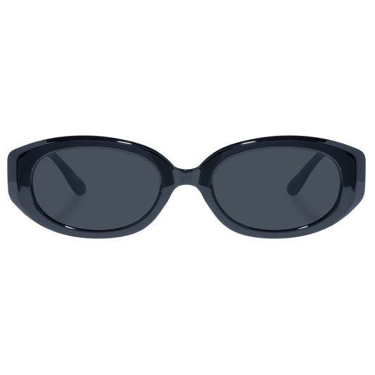 Affinity Black Uni-Sex Oval Sunglasses | Aire