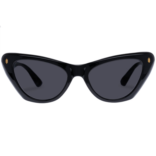 Linea Black Female Cat-Eye Sunglasses | Aire