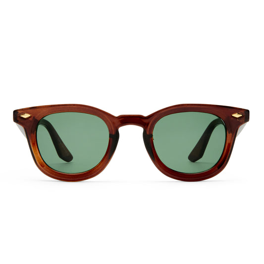 Aperture Toffee Uni-Sex Round Sunglasses | Aire