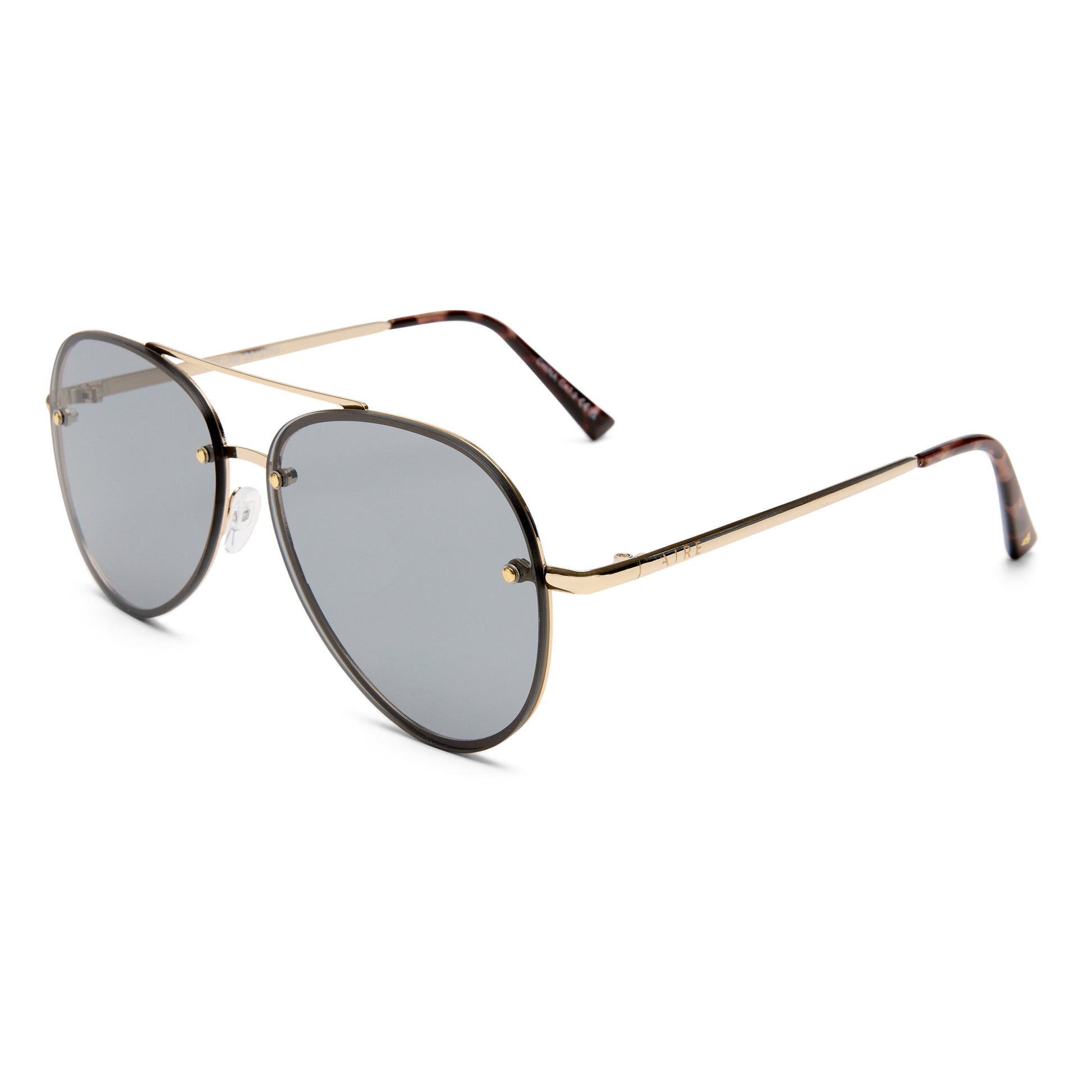 Mirzam Gold Cookie Tort Female Aviator Sunglasses | Aire