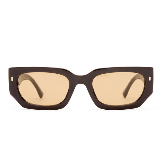 Renegade Chocolate Uni-Sex Rectangle Sunglasses | Aire