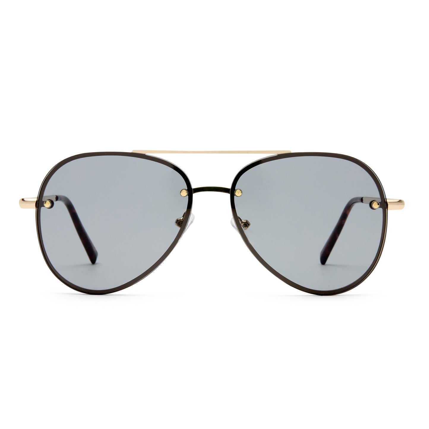 Mirzam Gold Cookie Tort Female Aviator Sunglasses | Aire