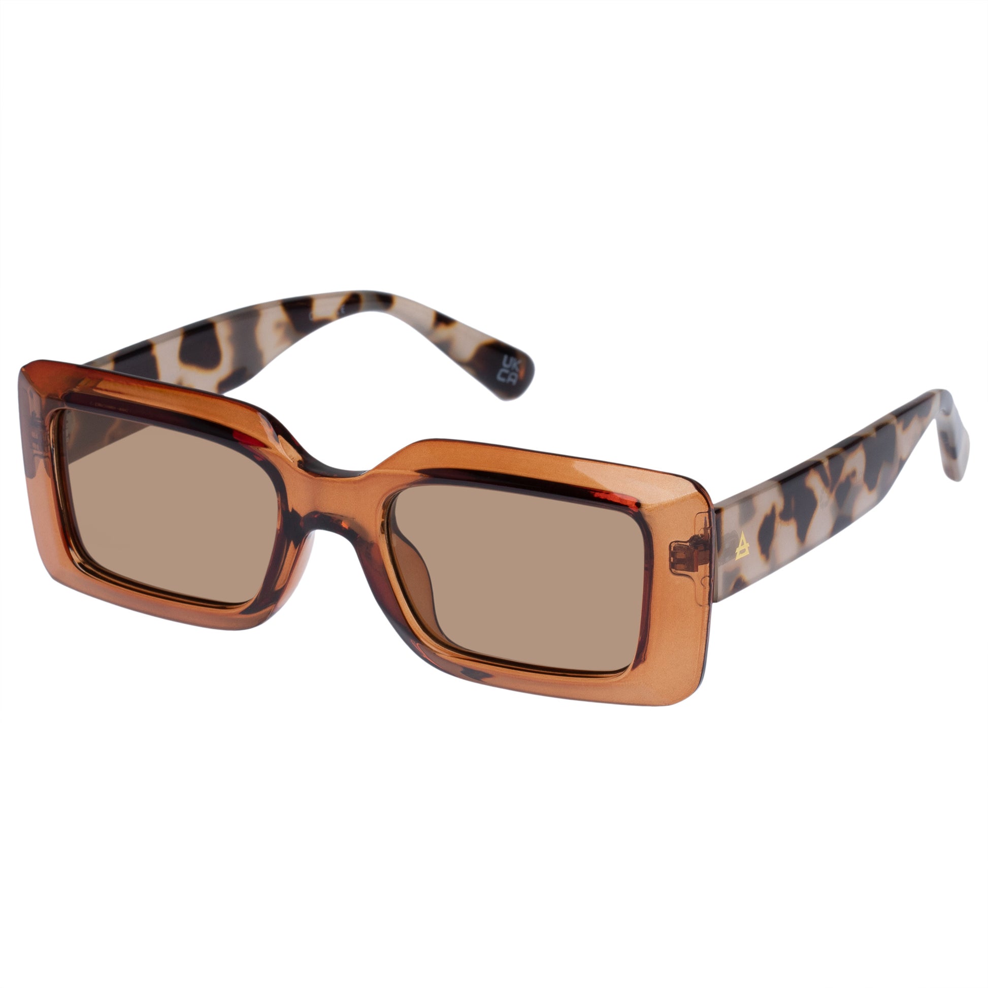 Parallax Caramel Cookie Tort Uni-Sex Rectangle Sunglasses | Aire