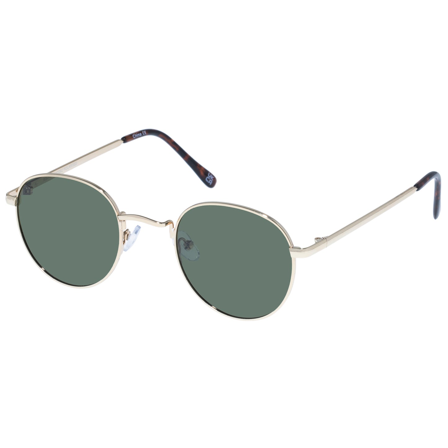 Rising Gold Dark Tort Uni-Sex Round Sunglasses | Aire