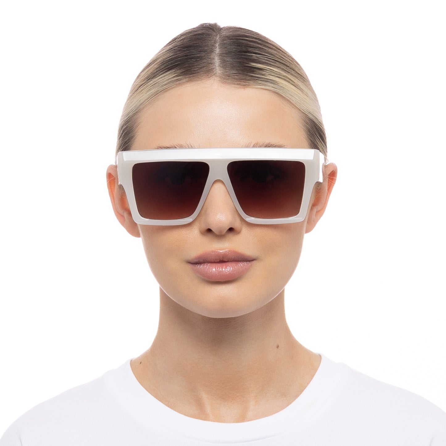 Antares White Female Square Sunglasses | Aire