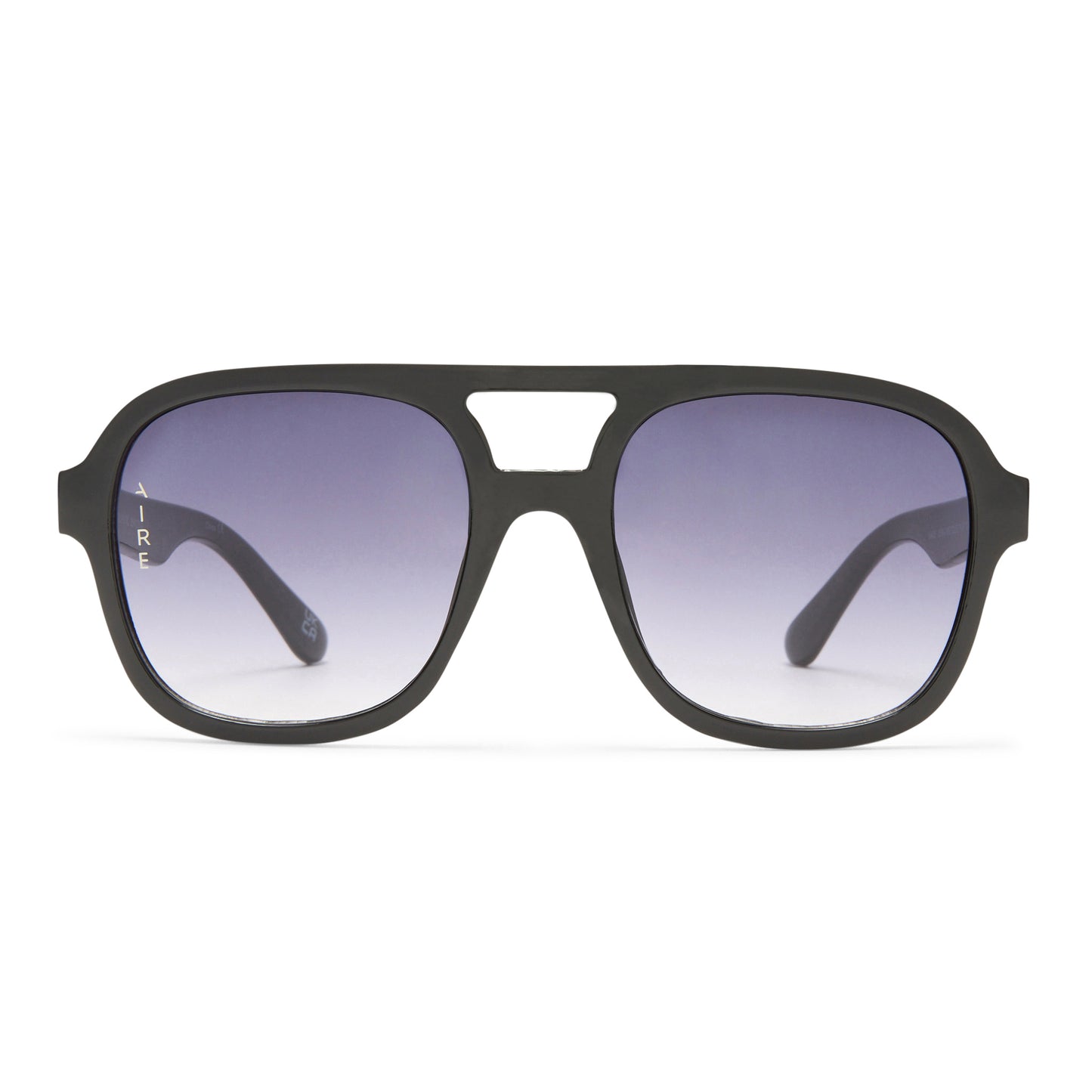 Whirlpool Black Uni-Sex Aviator Sunglasses | Aire