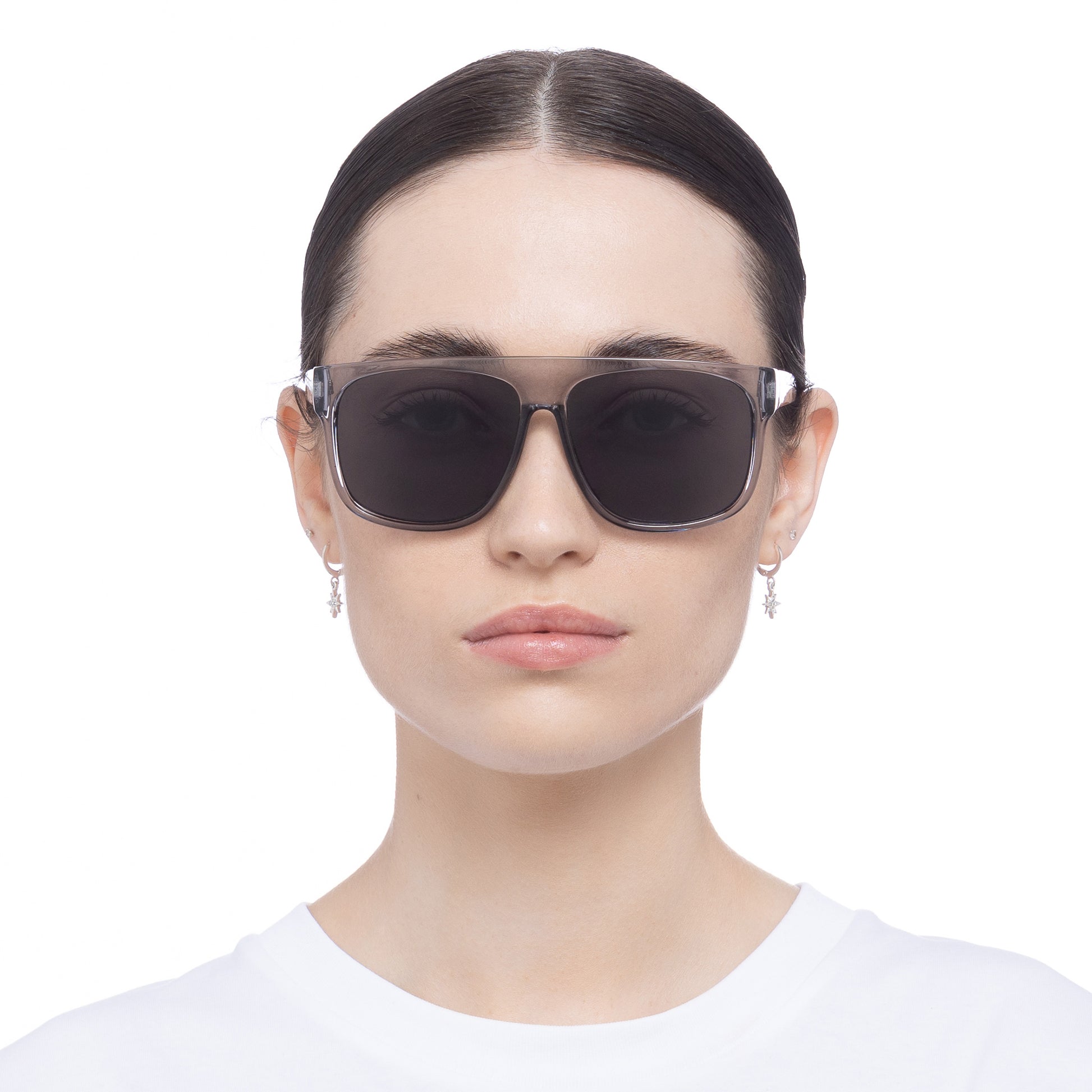 Eris Steel Uni-Sex Square Sunglasses | Aire