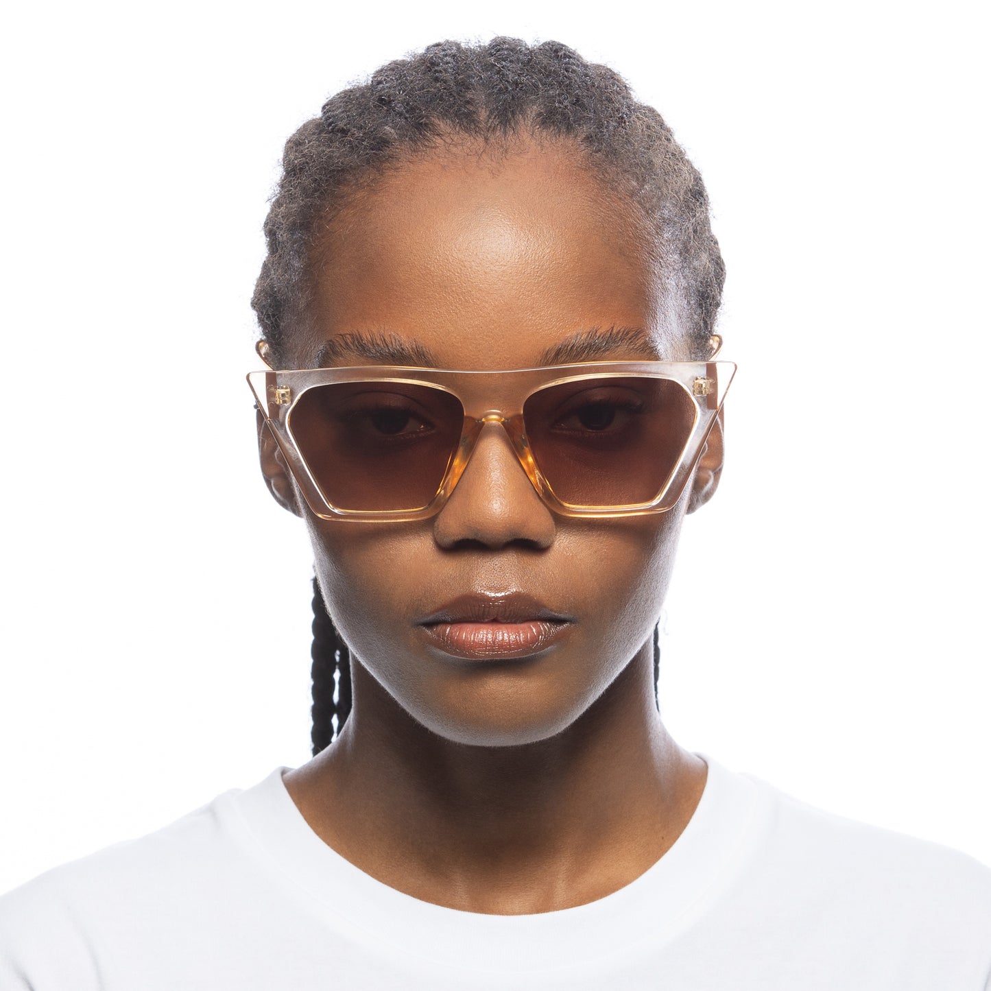 Quasar Sand Female Cat-Eye Sunglasses | Aire