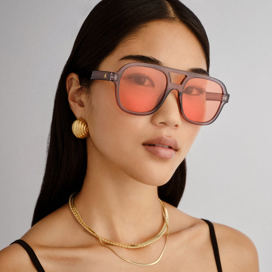 Whirlpool Smokey Grey Uni-Sex Aviator Sunglasses | Aire