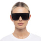 Antares Black Female Square Sunglasses | Aire