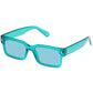 Castor Pine Uni-Sex Rectangle Sunglasses | Aire