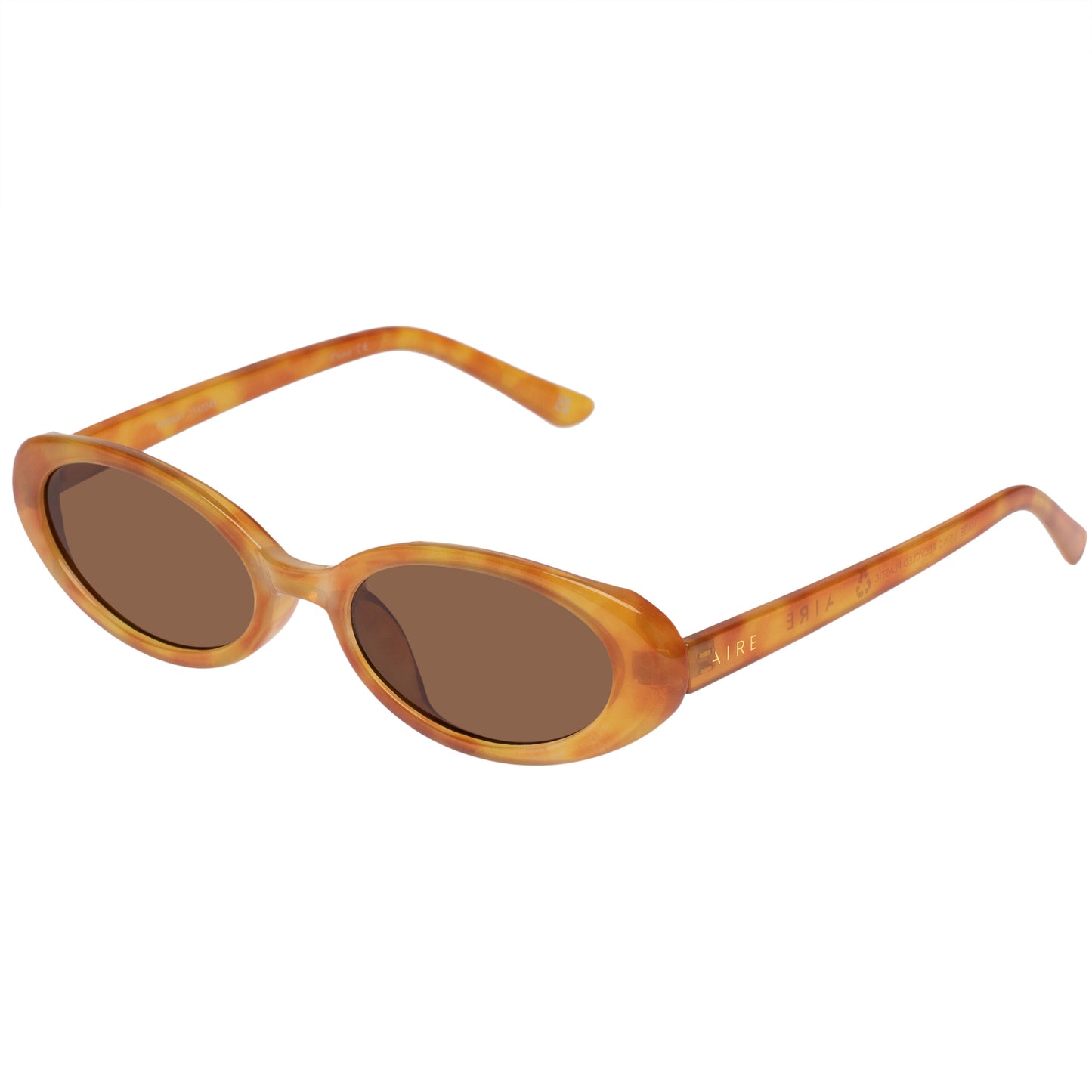 Fornax Vintage Tort Female Oval Sunglasses | Aire