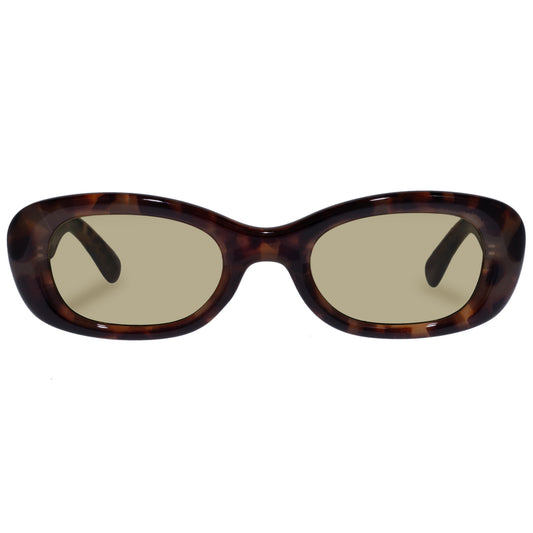 Calisto Dark Tort Uni-Sex Oval Sunglasses | Aire