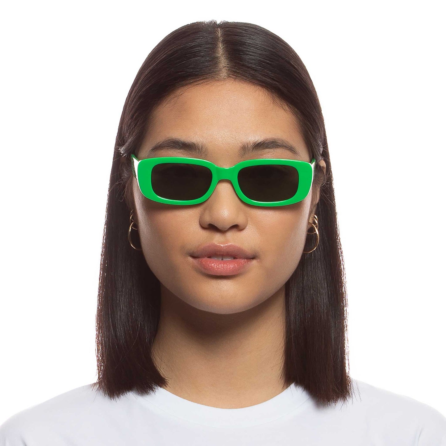 Ceres Spring Green Uni-Sex Rectangle Sunglasses | Aire