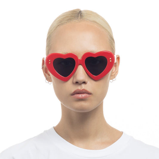 Venus Red Female Round Sunglasses | Aire