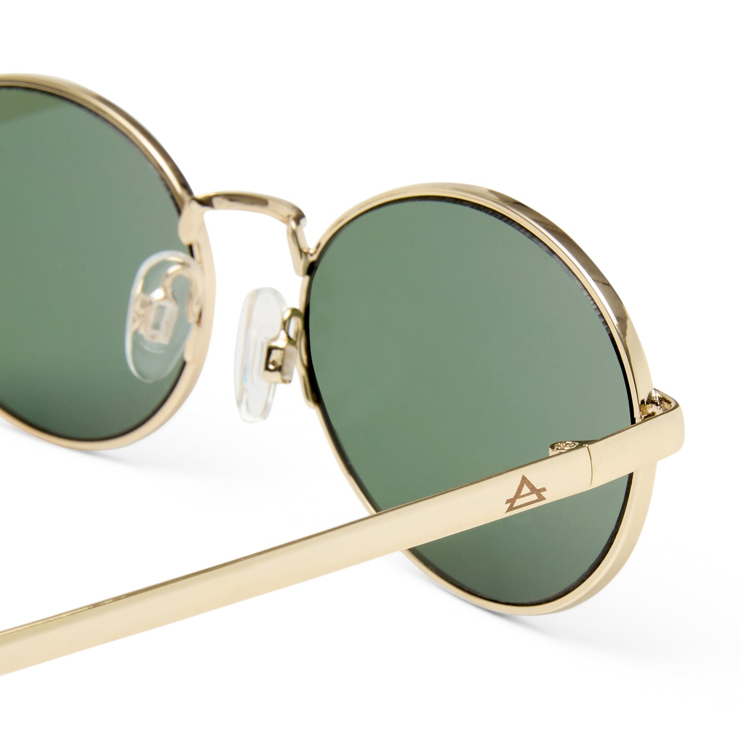 Ephermeris Gold Uni-Sex Oval Sunglasses | Aire