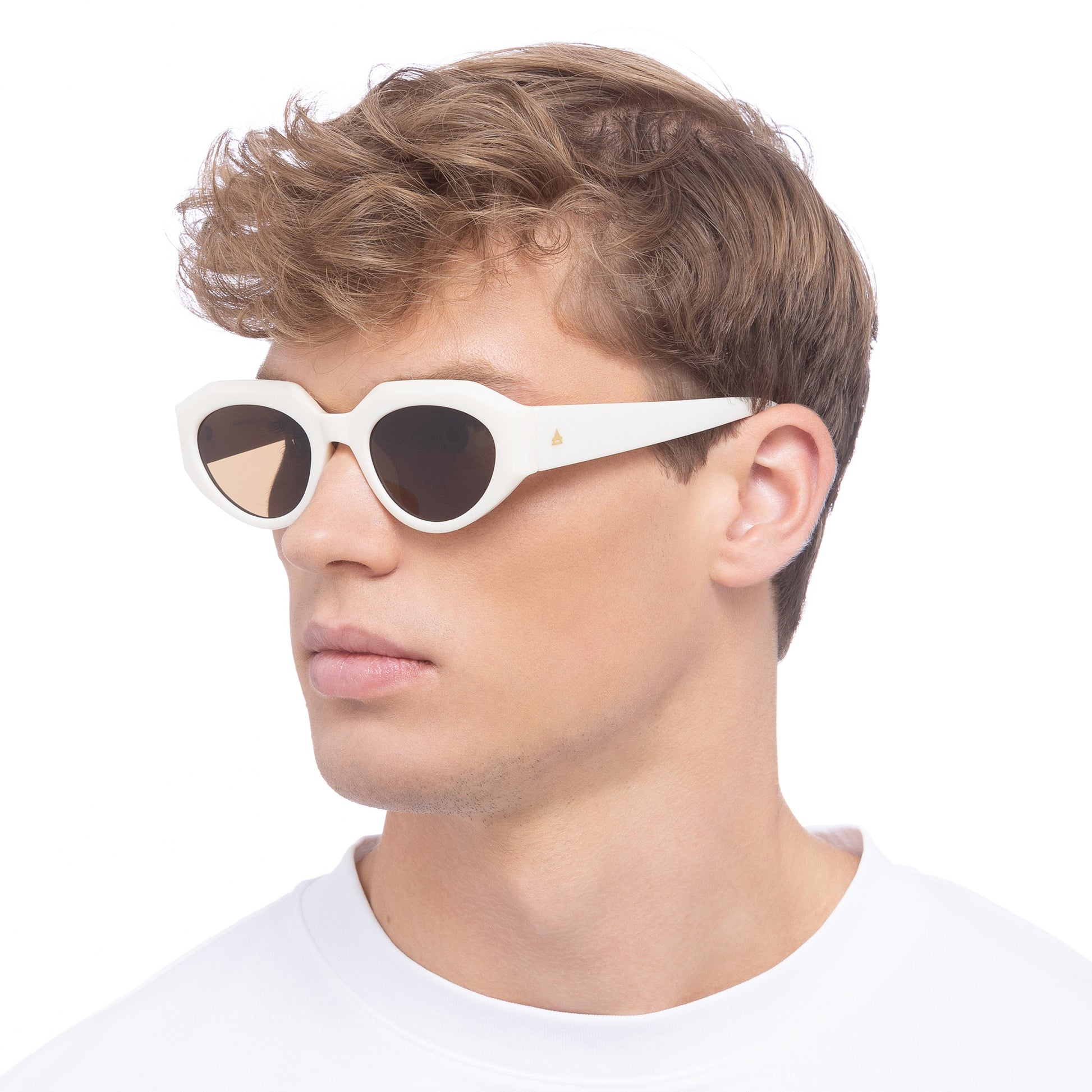 Aphelion Ivory Female Octagon Sunglasses | Aire