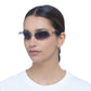 Helix Silver Uni-Sex Wrap Sunglasses | Aire