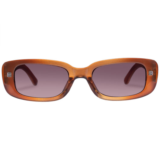 Ceres Pearl Chocolate Uni-Sex Rectangle Sunglasses | Aire