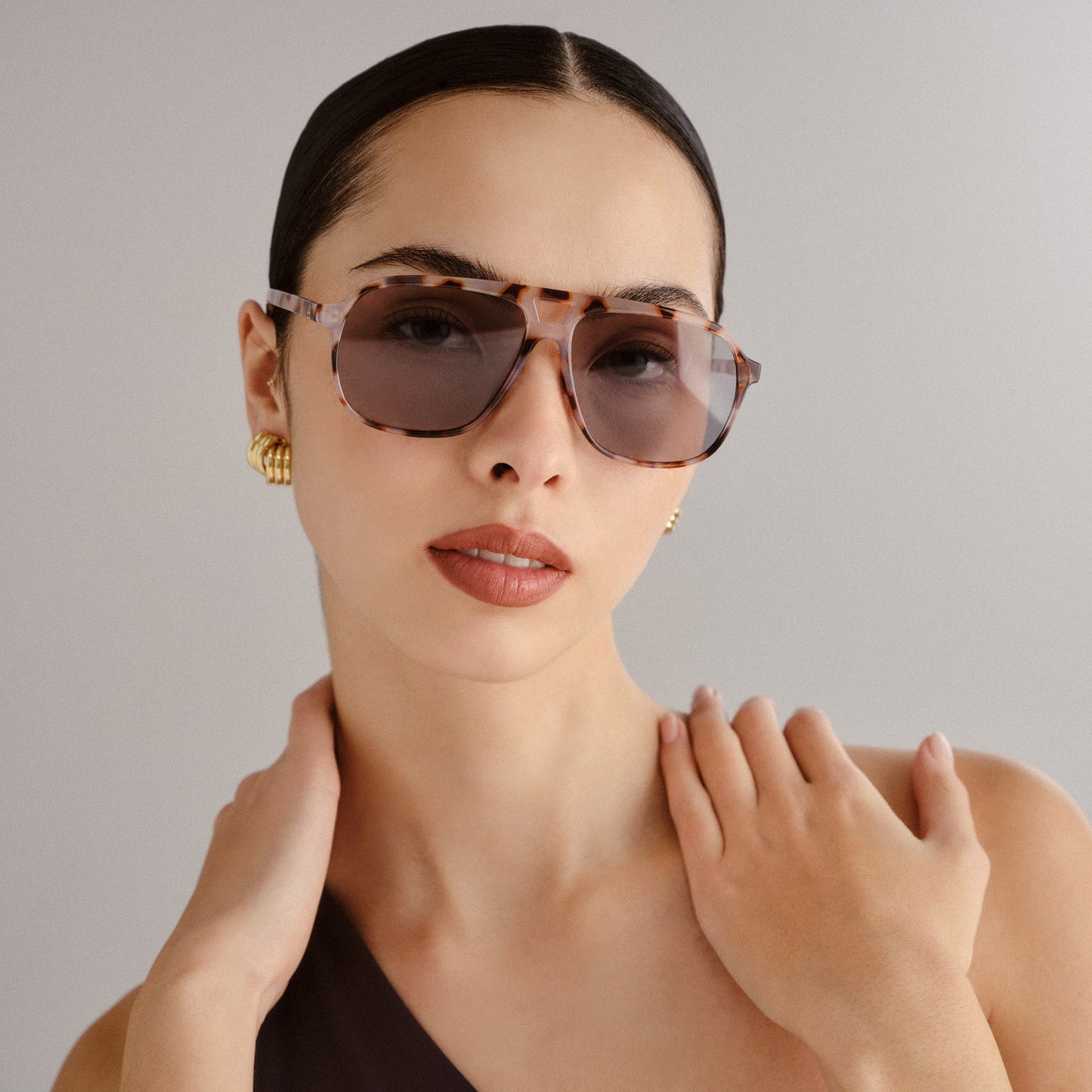 Monoceros Cookie Tort Female Aviator Sunglasses | Aire