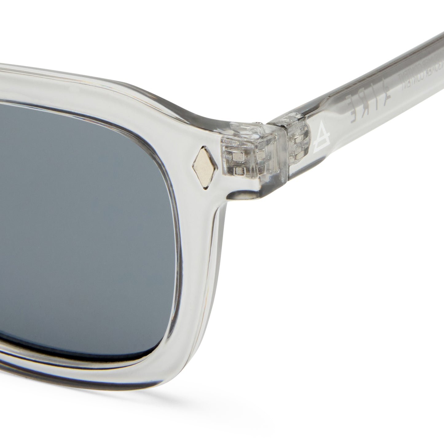 Zodiac Ash Grey Uni-Sex Square Sunglasses | Aire