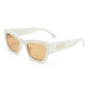 Vendetta Solid White Female Cat-Eye Sunglasses | Aire