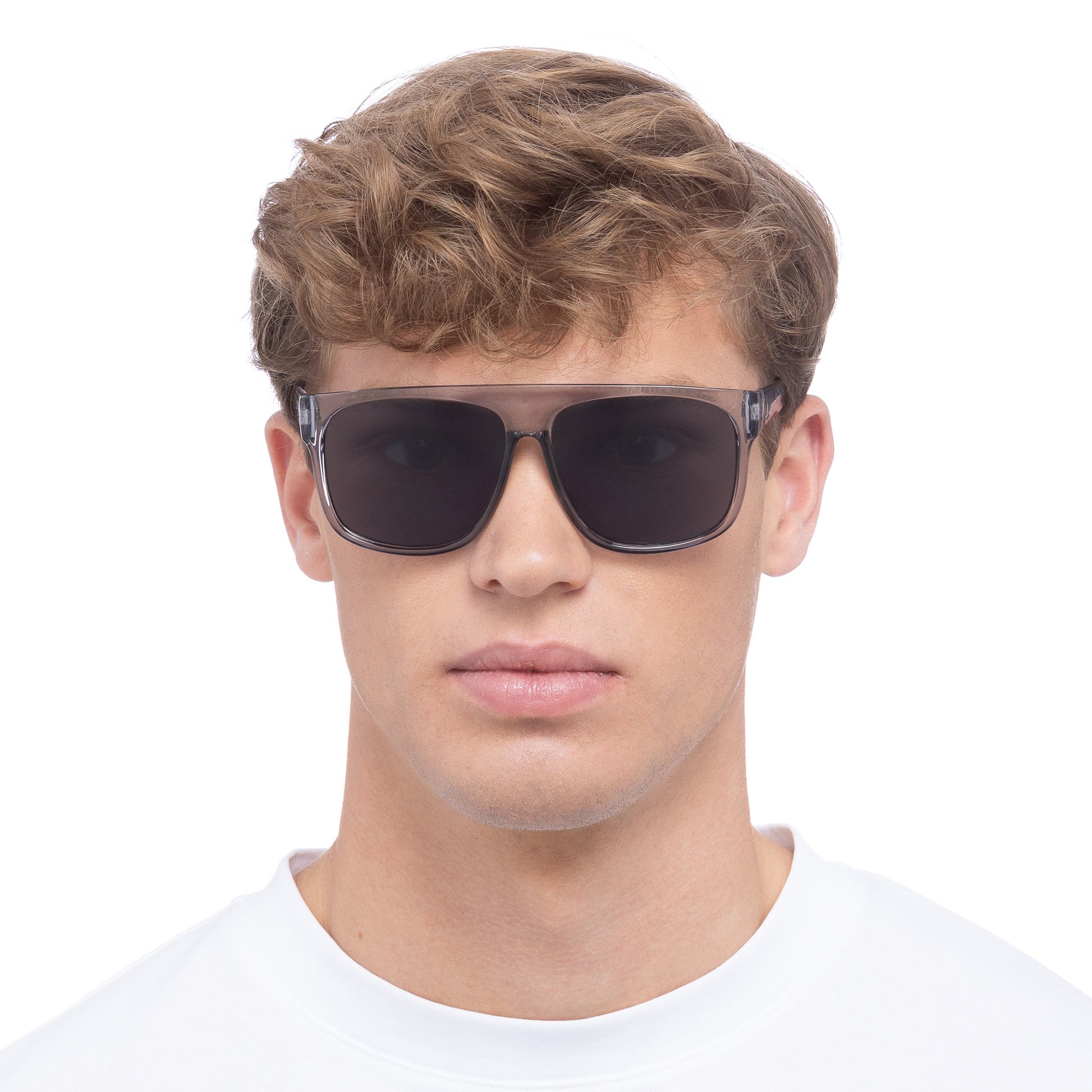 Eris Steel Uni-Sex Square Sunglasses | Aire