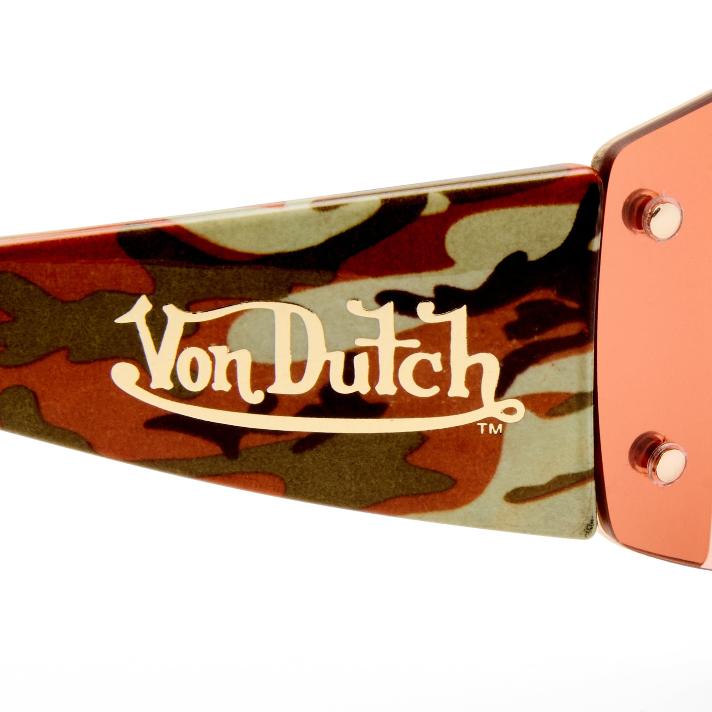 Rumour Gold Camo Female Aviator Sunglasses | Aire