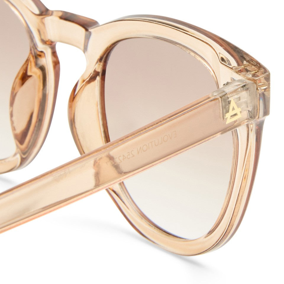 Evolution Chalk Female Round Sunglasses | Aire