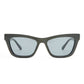 Amplitude Black Female Cat-Eye Sunglasses | Aire