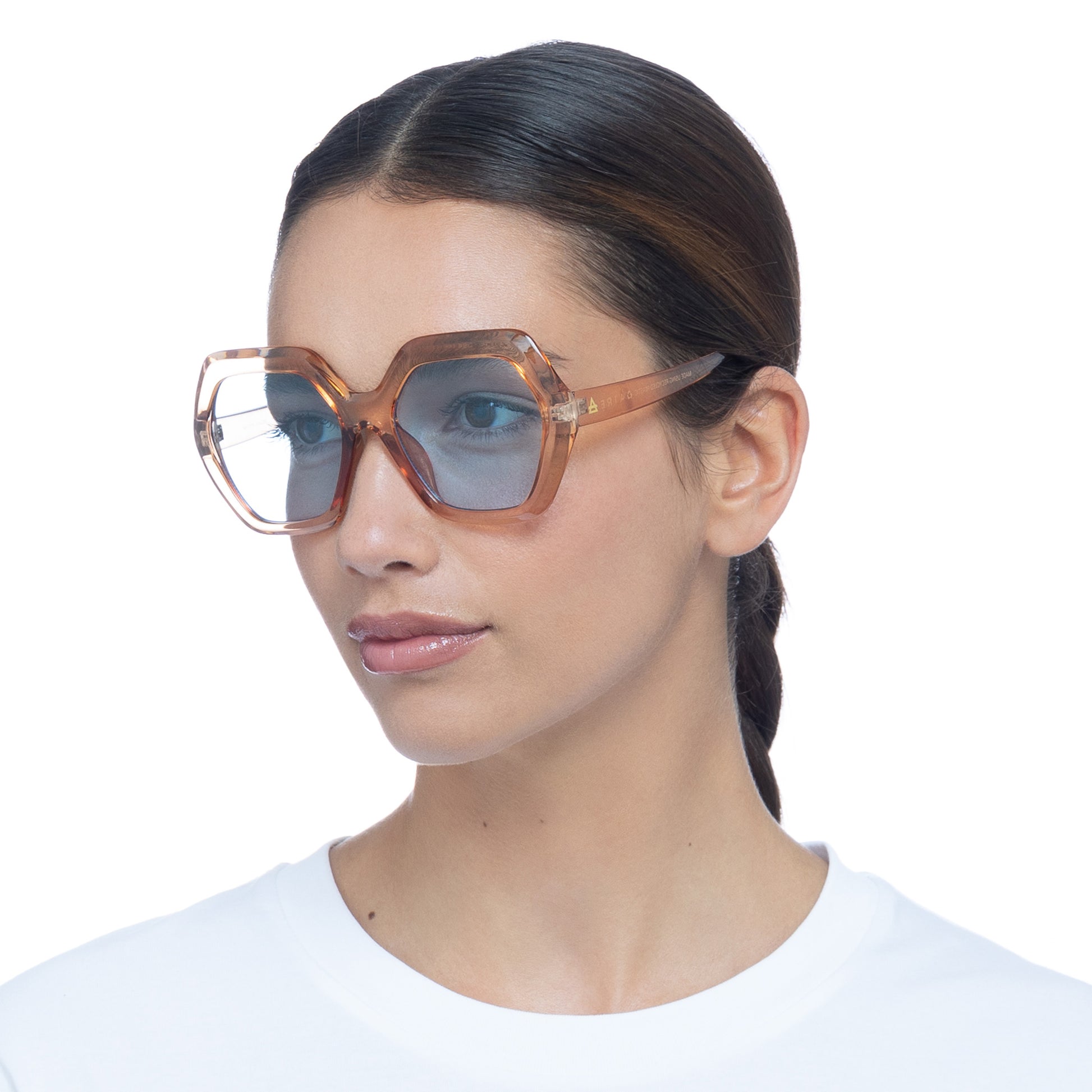 Meteor Sand Female Octagon Sunglasses | Aire