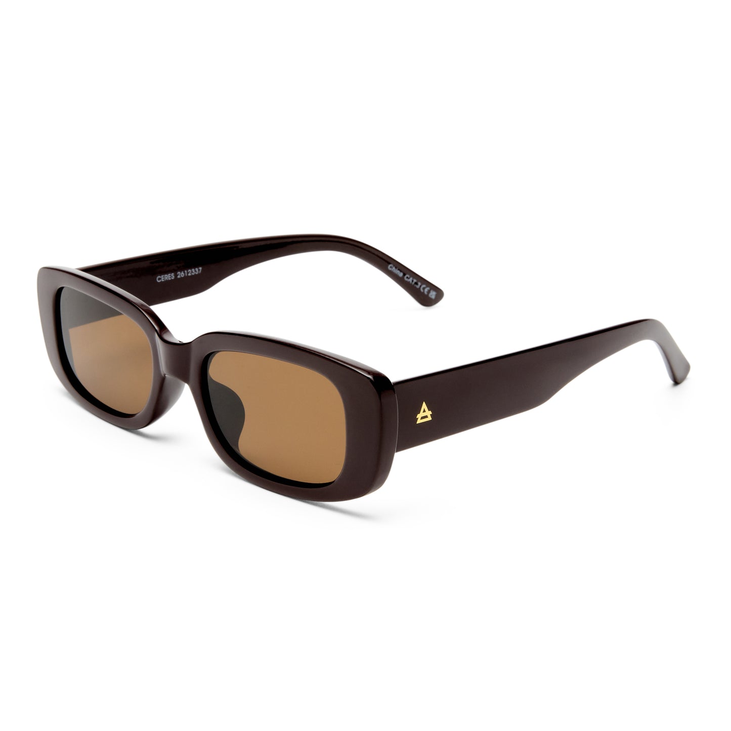Ceres Chocolate Uni-Sex Rectangle Sunglasses | Aire
