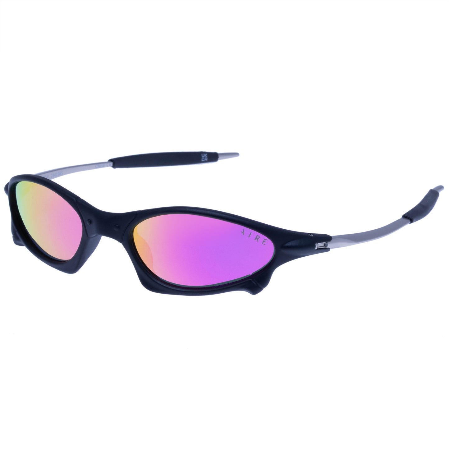 Astral Matte Black Uni-Sex Wrap Sunglasses | Aire