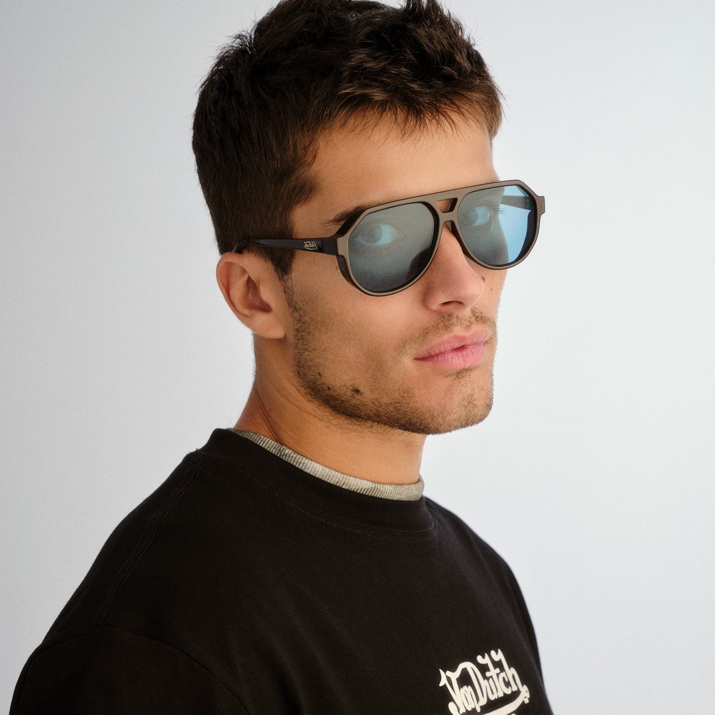 Shameless Chocolate Uni-Sex Aviator Sunglasses | Aire