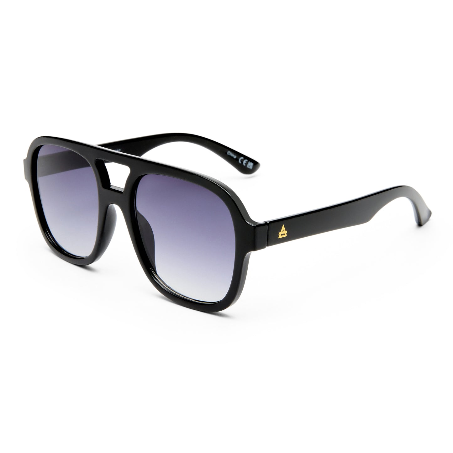 Whirlpool Black Uni-Sex Aviator Sunglasses | Aire